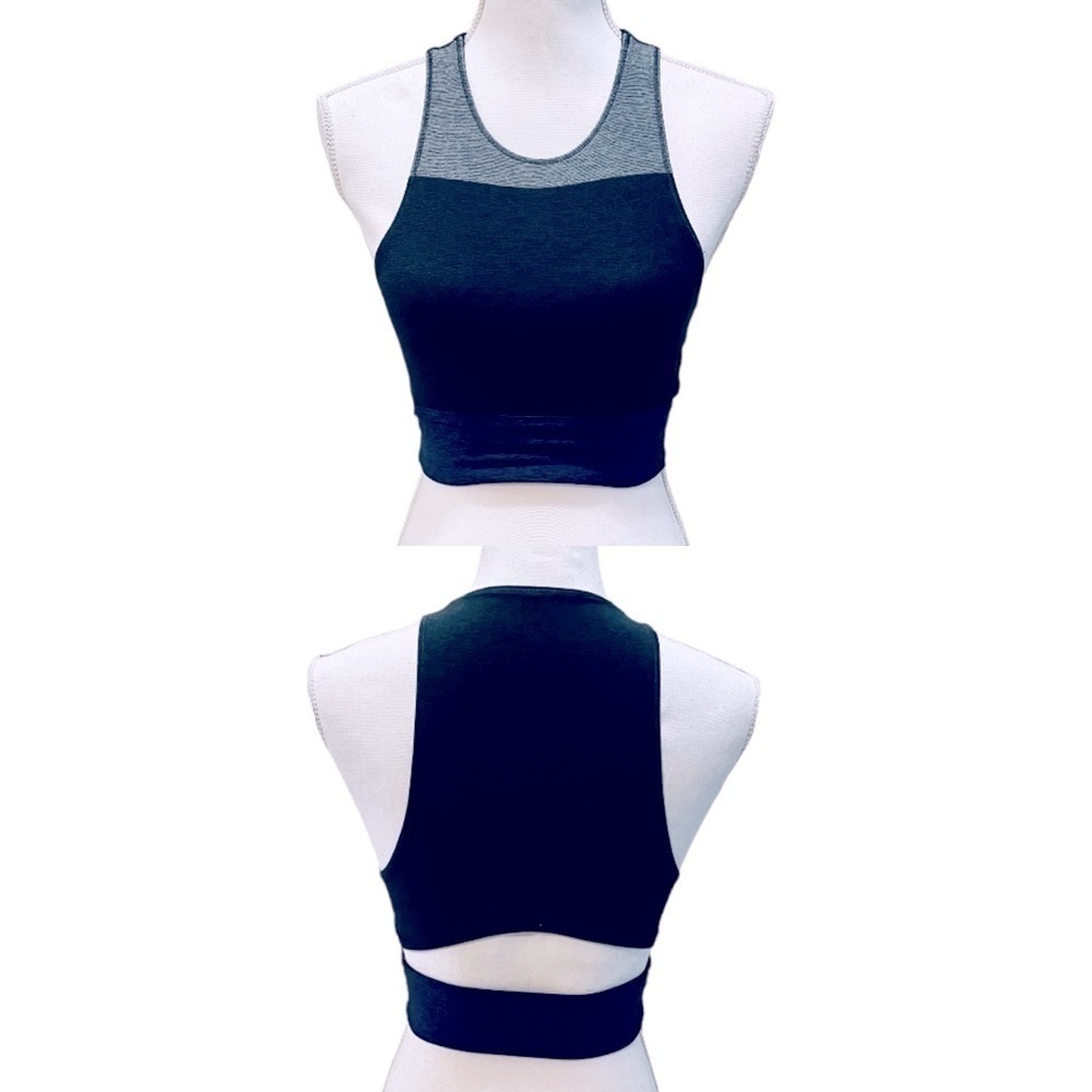 Outdoor Voices Blue Cutout Sports Bra XS X-Small